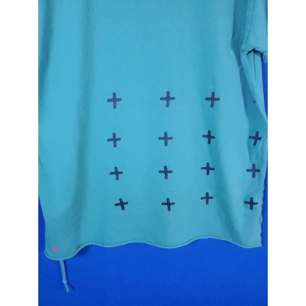 Ksubi Mens Graphic T-Shirt Mens Size Medium Teal Green Streetwear - Picture 6 of 16